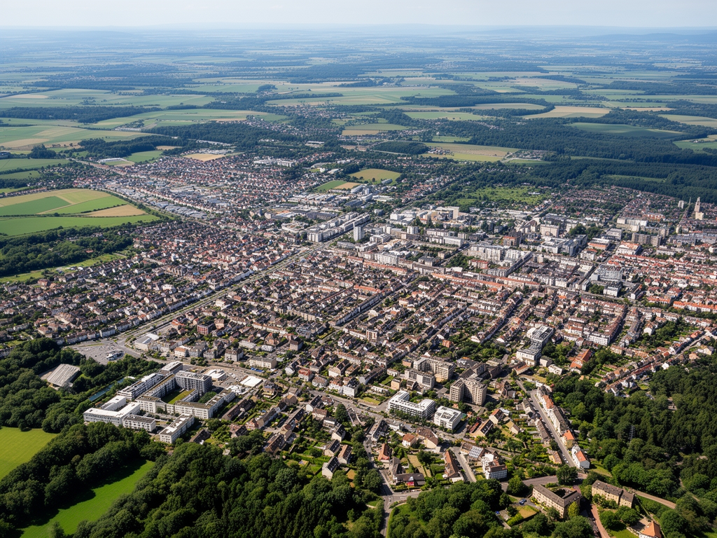Vue aérienne d'un repas équilibré et coloré comprenant des légumes grillés, salade verte fraîche, quinoa, légumineuses et eau avec rondelles de citron sur table en bois clair